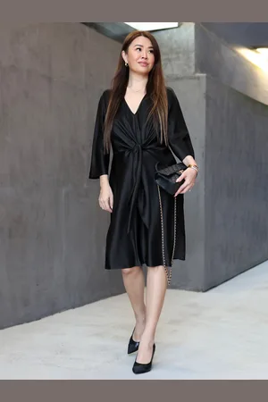Lilysilk Abito Seta Abito Midi, Mezze Maniche 100% Seta Di Gelso Privo Di Sostanze Chimiche Nocive S