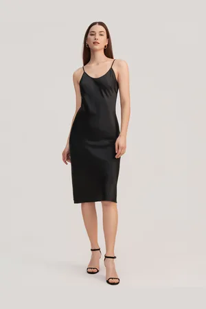 Lilysilk Abiti Da Sposa In Seta Donna Design A Forma Di A, Vestibilità Slim 100% Seta Naturale Buona Qualità, Lavabile In Lavatrice 44