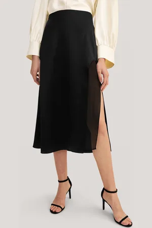 Lilysilk Gonna Seta Spaccatura Laterale, Vestibilità Regolare Seta & Chiffon Privo Di Sostanze Chimiche Nocive 48