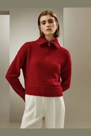 Lilysilk Maglioni Di Lana Donna Pulloverlana E Cashmere Lana E Cashmere Trattiene L
