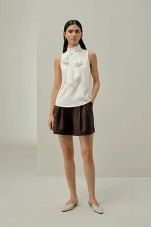 Lilysilk Top Senza Maniche Femmina Vestibilità Rilassata Pura Seta Leggero E Traspirante Fumo L