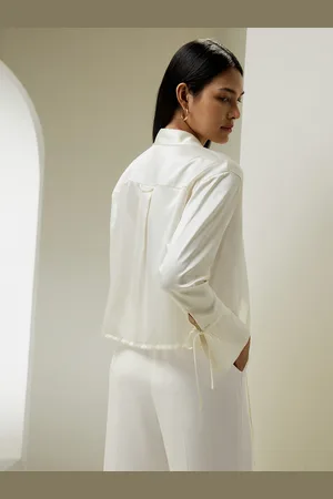 Lilysilk Camicia In Seta Giglio Vestibilità Regolare 100% Seta Naturale Buona Qualità, Lavabile In Lavatrice M