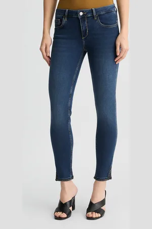 Liu Jo Jeans Skinny Blu Scuro Con Spacchetto