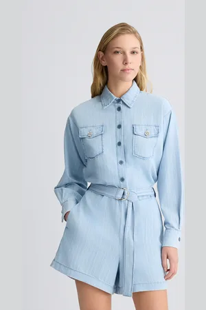 Liu Jo Tuta In Denim Gessato