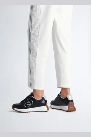 Liu Jo Sneakers Nere In Pelle