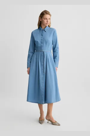 Liu Jo Abito Chemisier In Denim