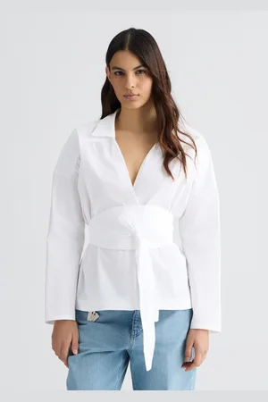 Liu Jo Camicia Bianca Con Fusciacca