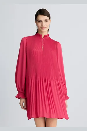 Liu Jo Vestito Plissé In Georgette