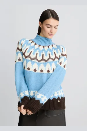Liu Jo Maglia Fair Isle Azzurra