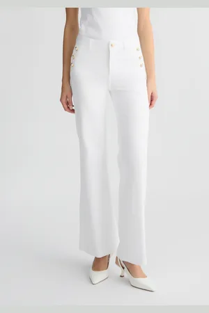 Liu Jo Pantaloni Flare Con Bottoni