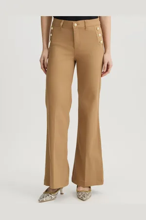 Liu Jo Pantaloni Flare Con Bottoni