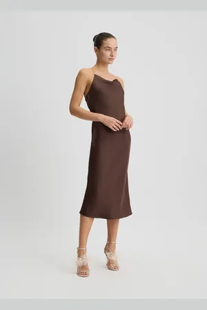 Liu Jo Vestito Midi In Raso