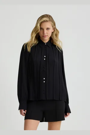 Liu Jo Camicia In Georgette Con Pieghe