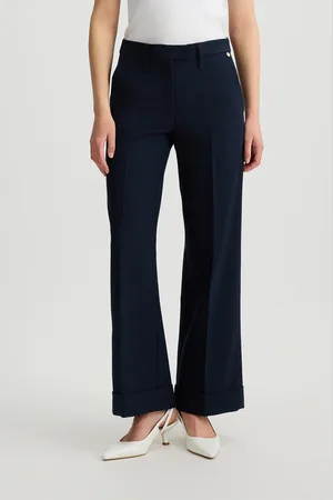 Liu Jo Pantaloni Straight In Piquet