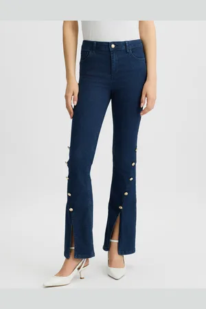 Liu Jo Jeans Flare Con Bottoni