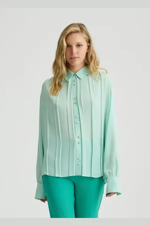 Liu Jo Camicia In Georgette Con Pieghe