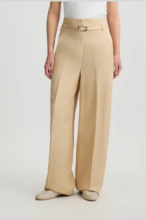 Liu Jo Pantaloni In Lino Con Cintura