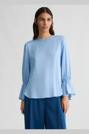 Liu Jo Blusa In Raso Azzurra