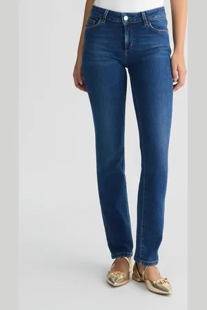 Liu Jo Jeans Slim Fit Scuri Con Strass