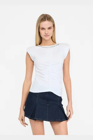Liu Jo Top In Cotone Con Strass