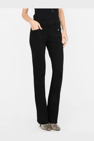 Liu Jo Pantaloni Flare In Bull Di Cotone