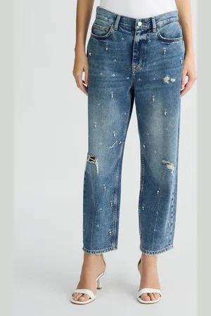 Liu Jo Jeans Straight Con Strass