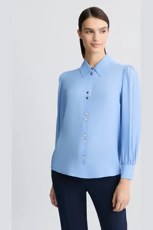 Liu Jo Camicia Azzurra In Viscosa