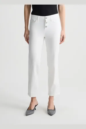 Liu Jo Pantaloni Cropped A Vita Alta