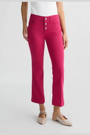 Liu Jo Pantaloni Cropped A Vita Alta
