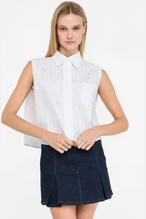 Liu Jo Top In Cotone Con Strass