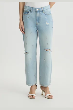Liu Jo Jeans Straight Con Strass