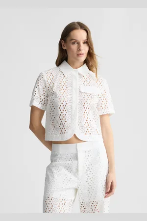 Liu Jo Camicia Cropped Con Ricami