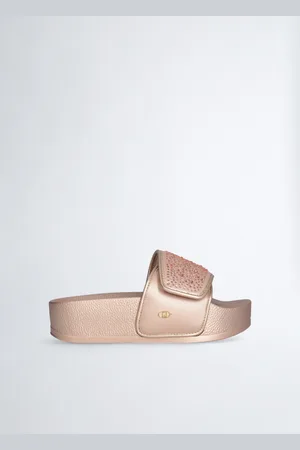 Liu Jo Ciabatte Platform Con Strass