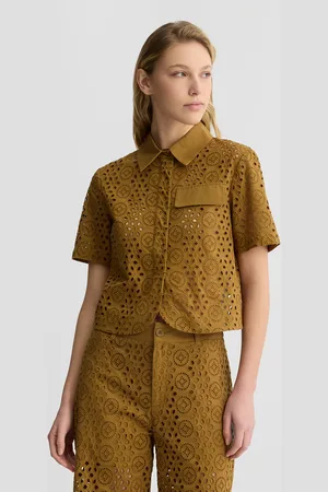 Liu Jo Camicia Cropped Con Ricami