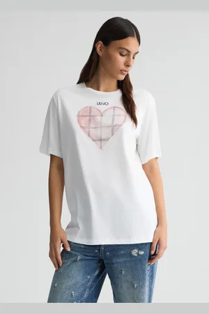 Liu Jo T-shirt Con Cuore E Strass