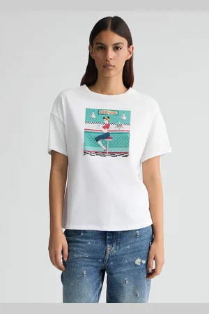 Liu Jo T-shirt Con Stampa E Strass