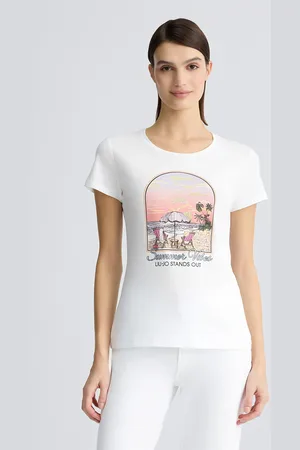 Liu Jo T-shirt In Cotone Con Stampa