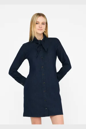 Liu Jo Abito Chemisier In Denim