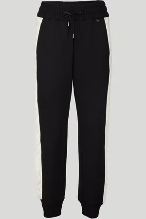 Twin-Set Pantaloni Jogging con Intarsio in Maglia