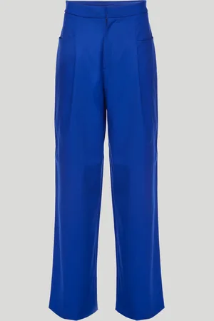 NINEMINUTES Pantalone The Crew Wool Blu