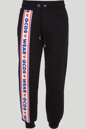 GCDS Pantalone Sportivo con Logo Laterale