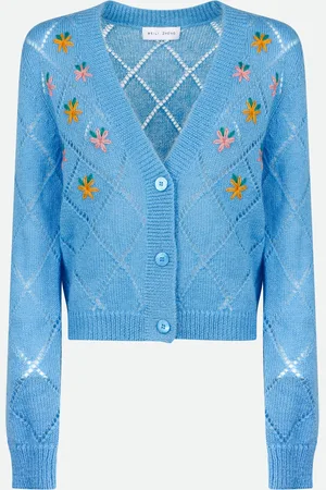 WEILI ZHENG Cardigan Azzurro