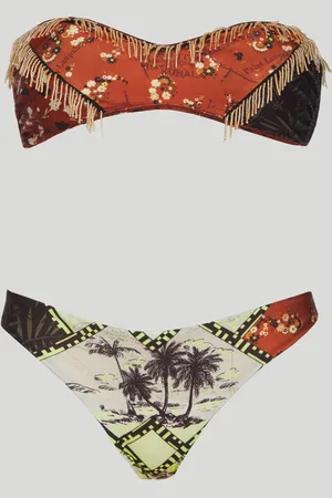 EFFEK F**K Bikini Corallini con Top a Balconcino
