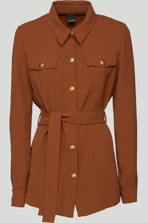 Pinko Camicia Morbida Mogano