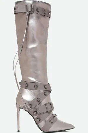 Steve Madden Stivale Finkle Argentato