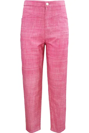 GIULIETTE BROWN Pantaloni Puffy Denim Cherry