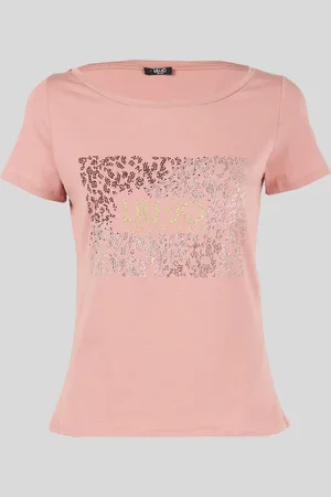 Liu Jo LIU JO T-shirt Rosa con Strass
