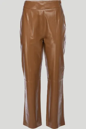 arma leder Pantalone in Pelle a Gamba Dritta