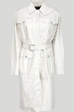Pinko Trench in Similpelle Bianco