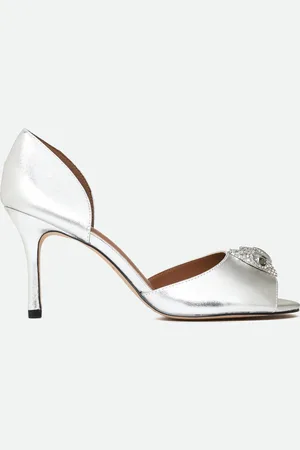 Kurt Geiger Sandalo in Pelle Argento